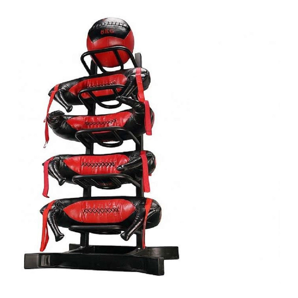 Trade Shop - Stand Per Powerbag Borse Bulgare Da Allenamento In Acciaio Supporto Da 5 Borse -