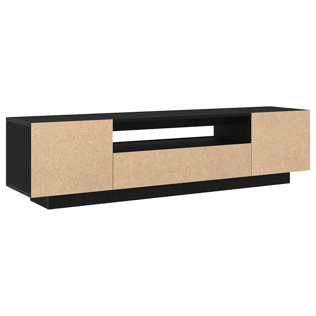 Mobile TV Nero 160 x 35 x 40 cm Legno multistrato 861103