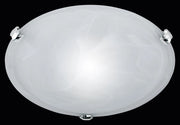 Plafoniera da Interno  E27 in Metallo Nickel Opaco