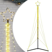 Albero di Natale | Decorazioni natalizie a LED 483 LED Bianco Caldo 240 cm
