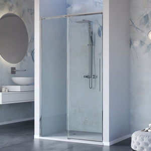 Box Doccia Anta Scorrevole Cristallo 8 mm Trasparente - Target - Misura: 150 x h200 cm 