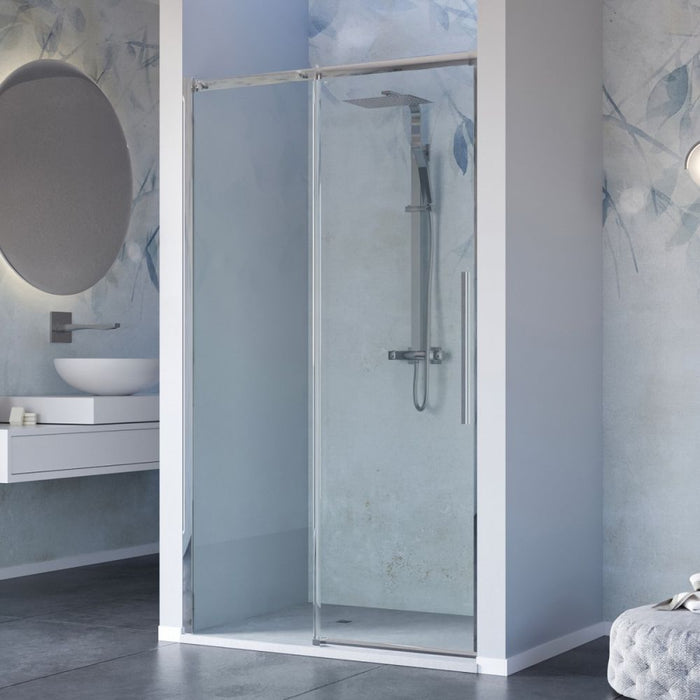 Box Doccia Anta Scorrevole Cristallo 8 mm Trasparente - Target - Misura: 150 x h200 cm 