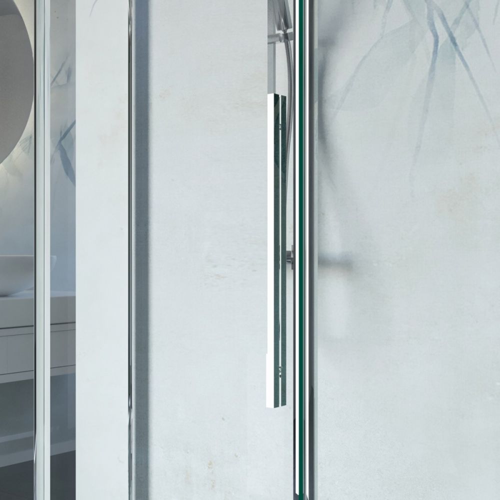 Box Doccia Anta Scorrevole Cristallo 8 mm Trasparente - Target - Misura: 150 x h200 cm 