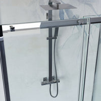 Box Doccia Anta Scorrevole Cristallo 8 mm Trasparente - Target - Misura: 150 x h200 cm 