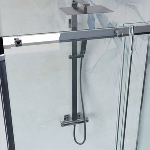 Box Doccia Anta Scorrevole Cristallo 8 mm Trasparente - Target - Misura: 150 x h200 cm 