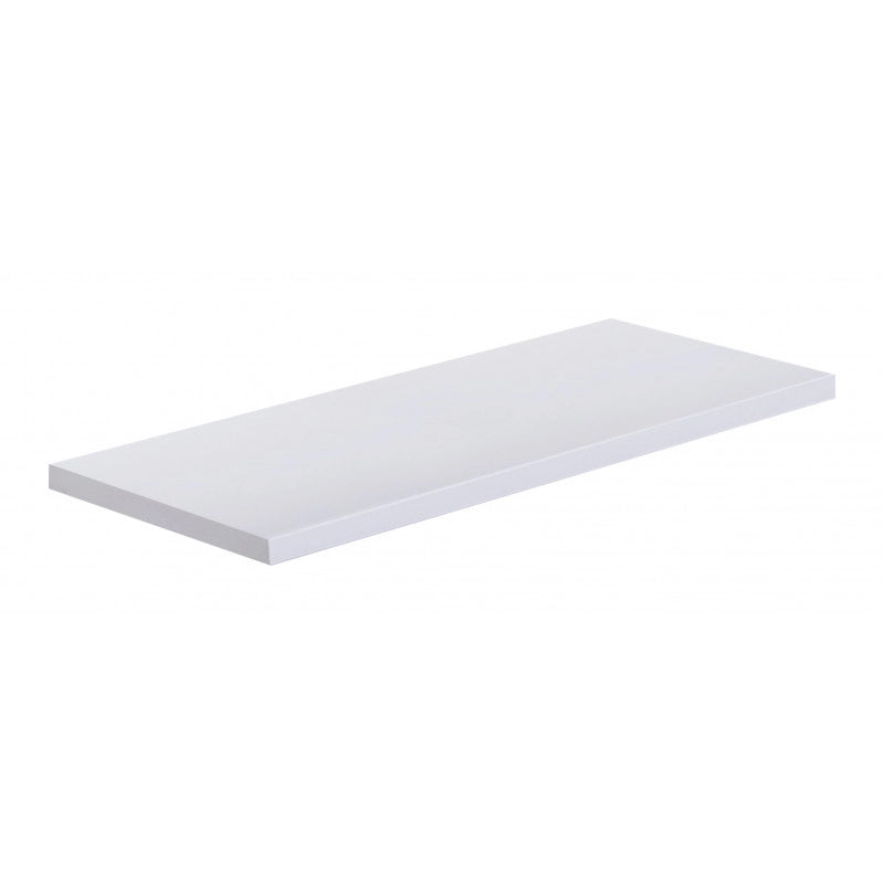 Mensola da Muro, Scaffale Legno, Mensola da Parete, Bianco, 56x23,7x2,3 cm - Smart