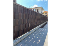 striscia frangivista in tecno rattan cm. 90x300 col. testa di moro cod:ferx.vit53753