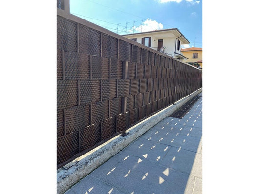 striscia frangivista in tecno rattan cm. 19x204 col. testa di moro cod:ferx.vit52205