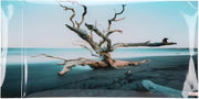 Poster di sfondo autoadesivo per acquario - cielo con albero morto - pesce.