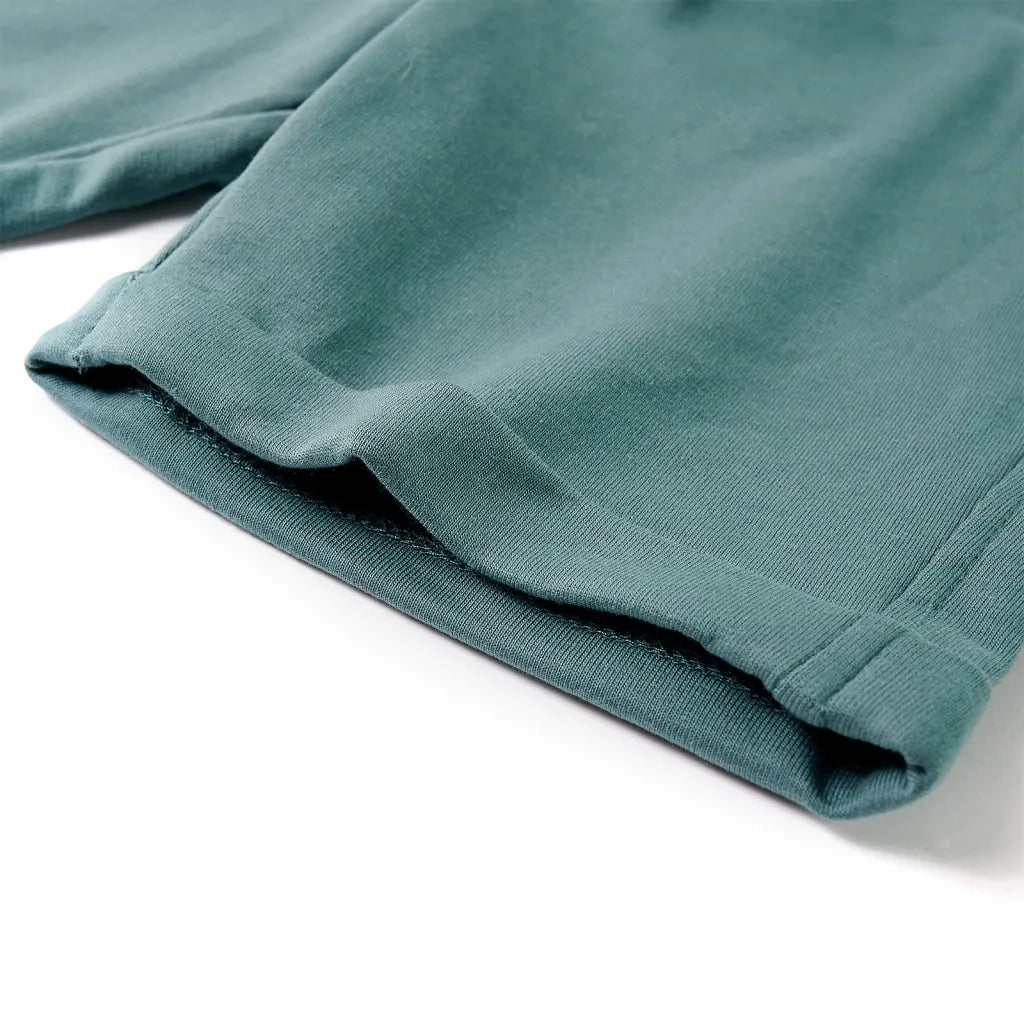Pantaloncini per Bambini con Coulisse Petrolio Antico 140 CFW5283604