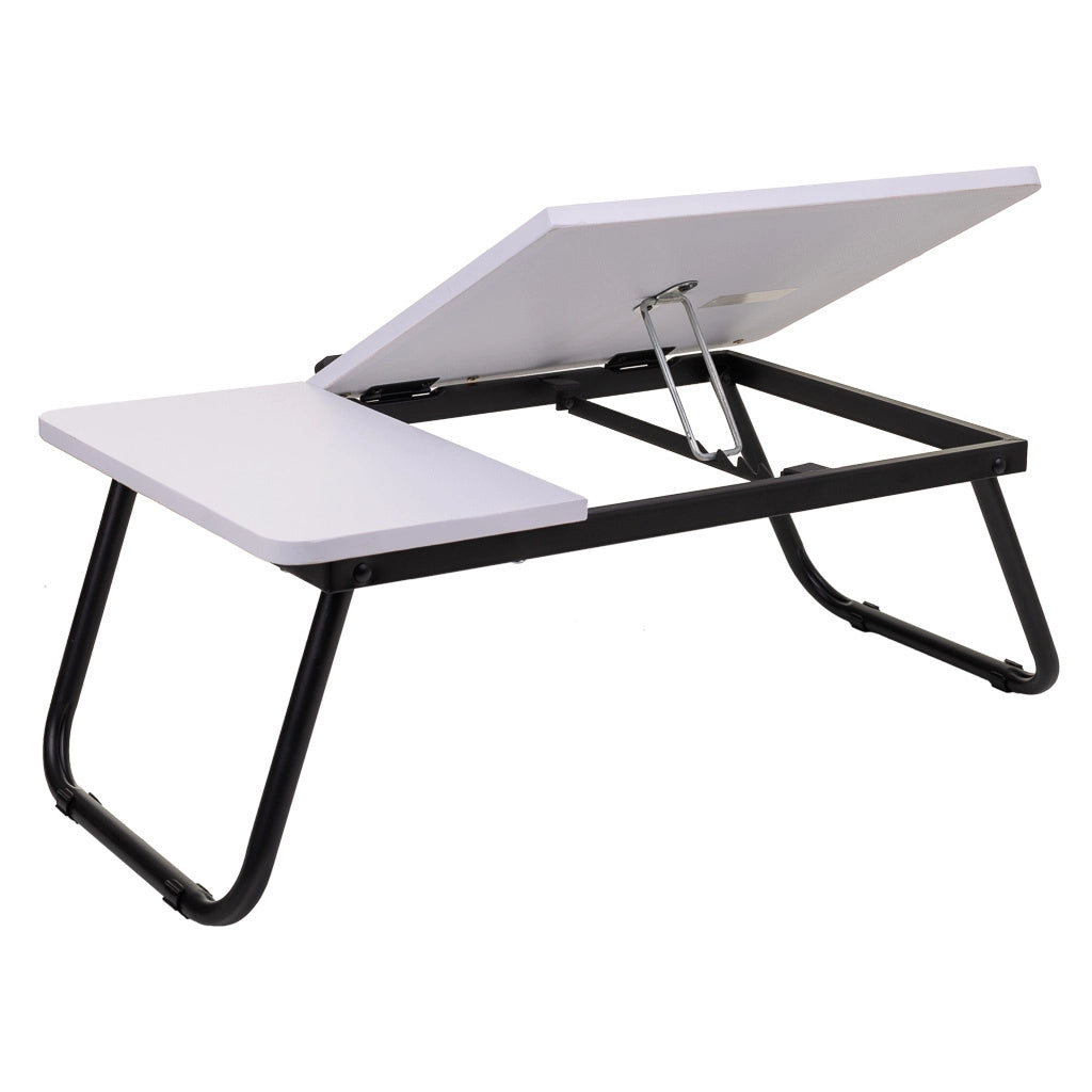 Tavolo scrivania pieghevole bianco 61x35,5x20h