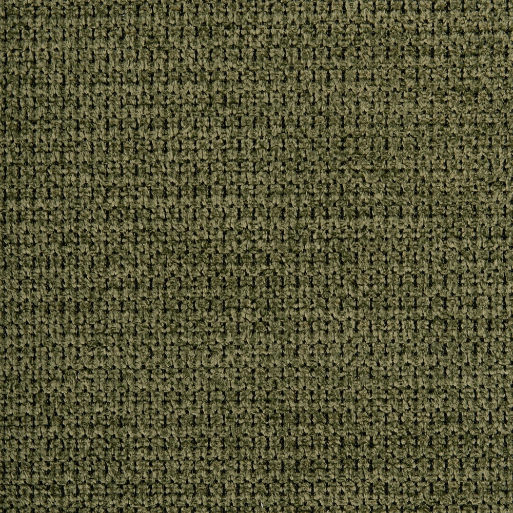 Poltrona Accent con rivestimento in poliestere verde girevole moderna seduta ampia design curvo retrò.