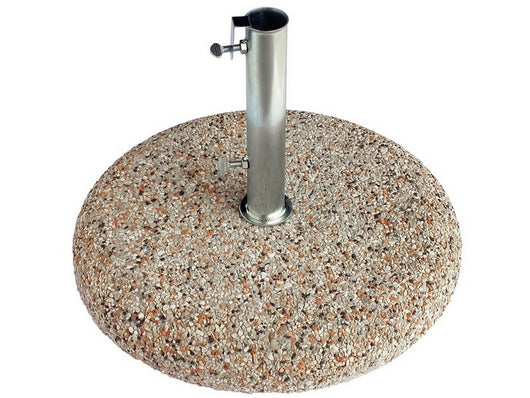 base per ombrellone con tubo in graniglia ï cm. 45 kg. 25 cod:ferx.vit52458