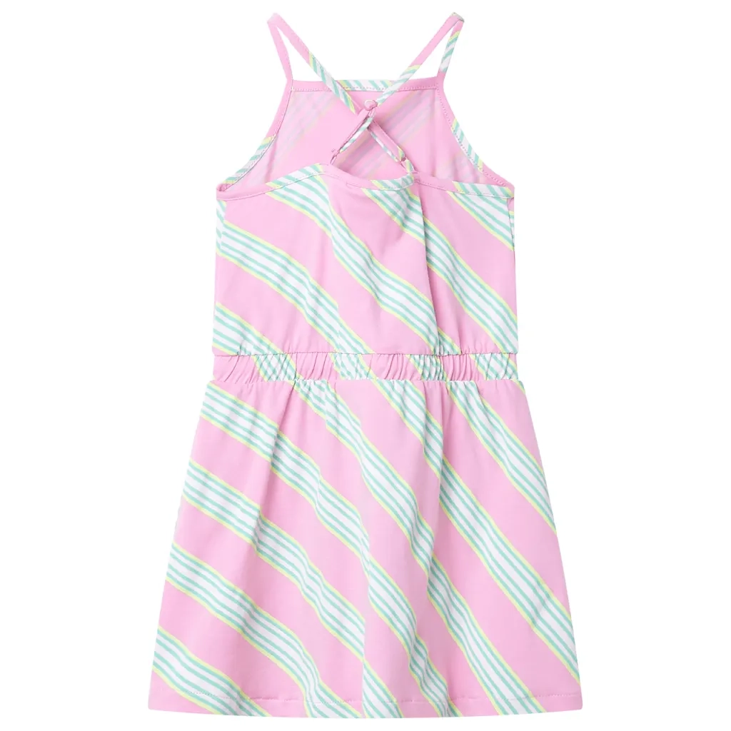 Abito da Bambina con Coulisse Senza Maniche Rosa 104 CFW9702468