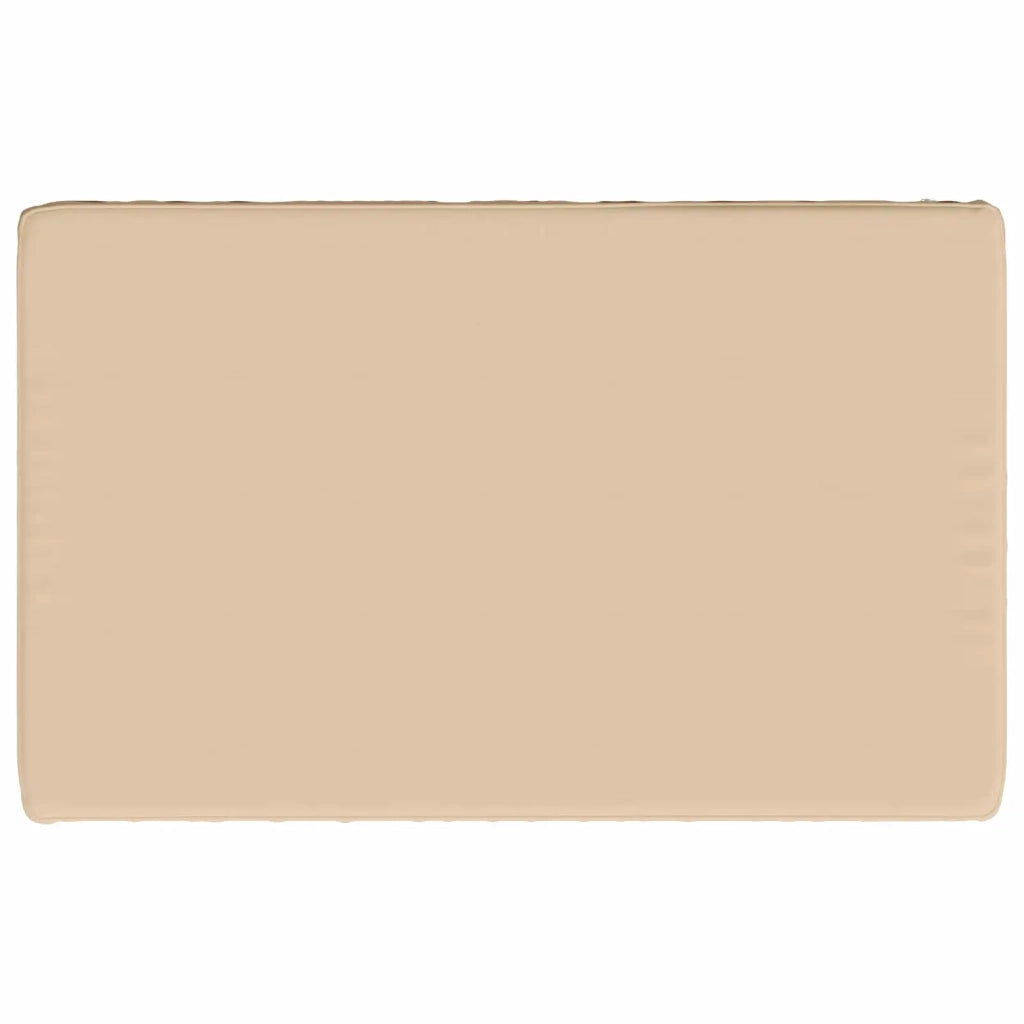 Cuscini per Panchina a 2 Pezzi VUGHT 2 pz 100% Poliestere Crema 951655