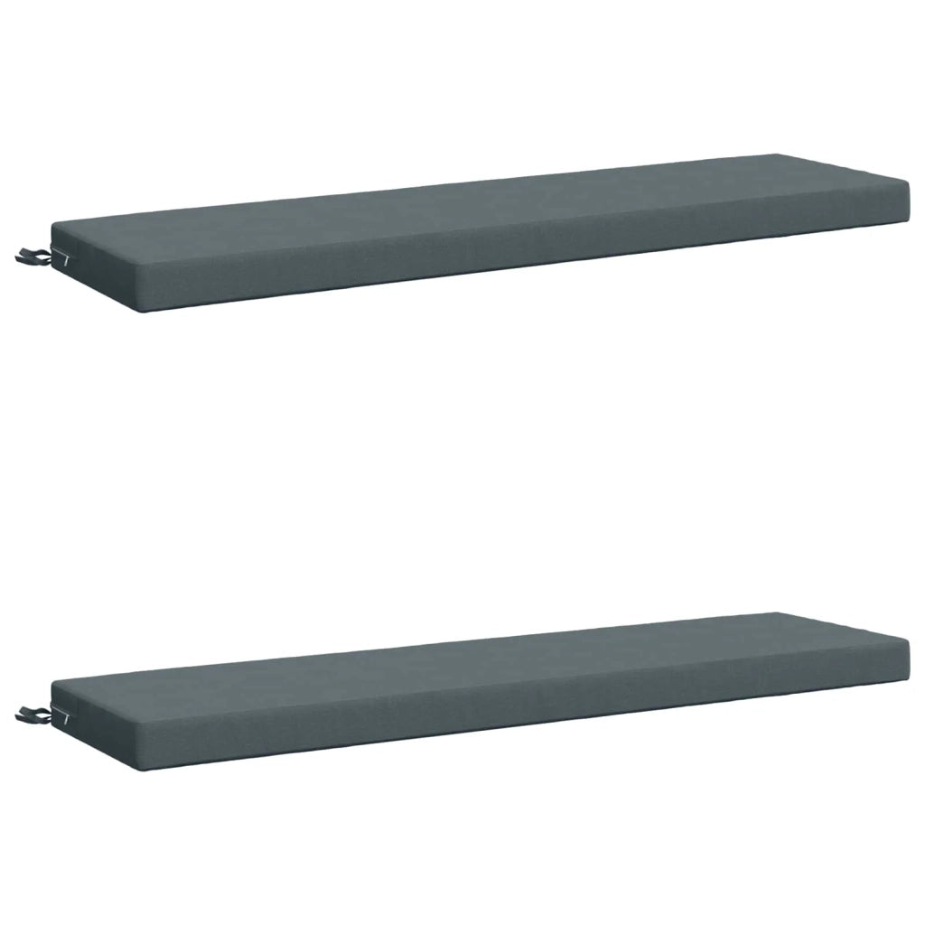 Cuscini per Panchina a 2 Pezzi SOEST 2 pz 100% Poliestere Blu 949845
