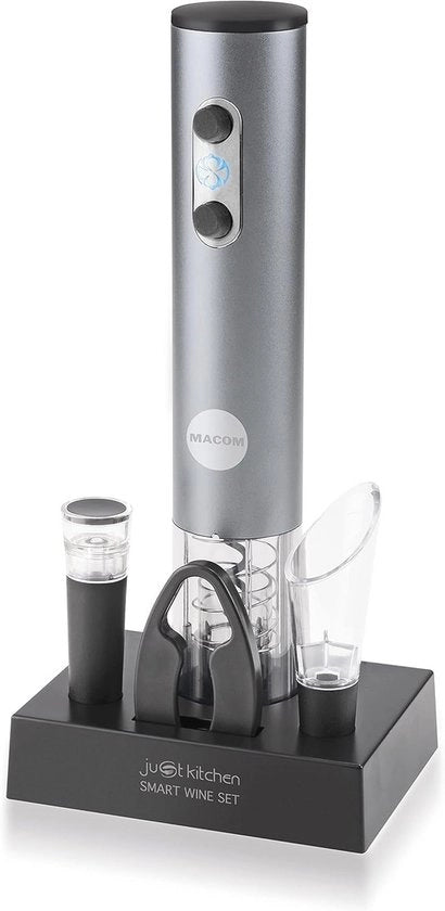 Wine Set Inteligente con Apriwine a Radiofrequenza e Chiave a Soglia di Vuoto