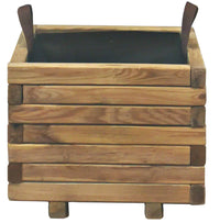 Fioriera da Giardino 40x40xh30,5 cm in Legno Impregnato