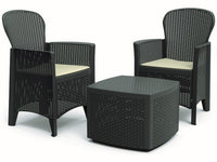 set da giardino tree col. antracite cod:ferx.vit48998