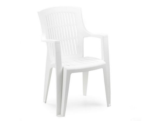 sedia arpa cm. 55x60x91 h col. bianco cod:ferx.vit49000