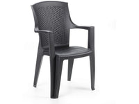 sedia eden cm. 55x60x91 h col. antracite cod:ferx.vit49004