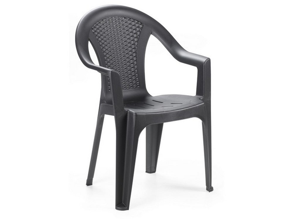 sedia ischia cm. 54x56x81 h col. antracite cod:ferx.vit49005