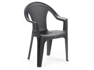 sedia ischia cm. 54x56x81 h col. antracite cod:ferx.vit49005