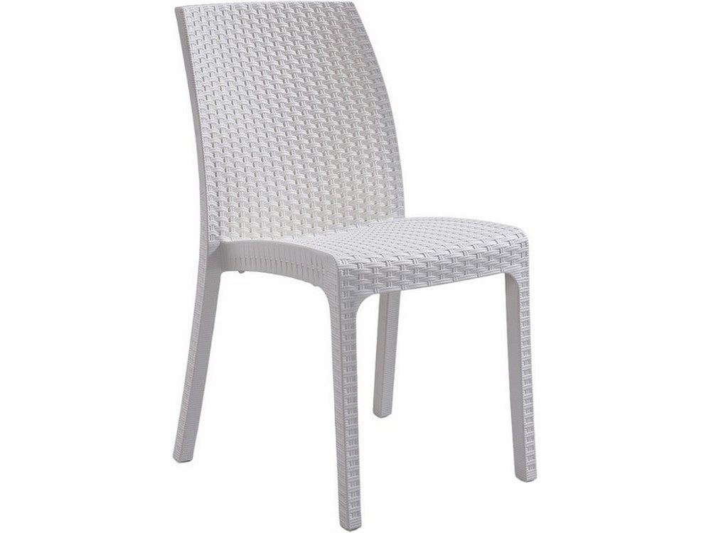 sedia virginia cm. 59x47x86 h col. bianco cod:ferx.vit52724