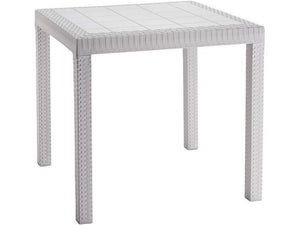 tavolo dallas cm. 80x80x74 h col. bianco cod:ferx.vit52722