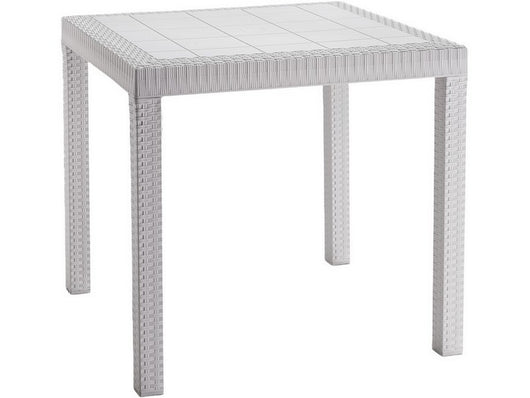 tavolo dallas cm. 80x80x74 h col. bianco cod:ferx.vit52722