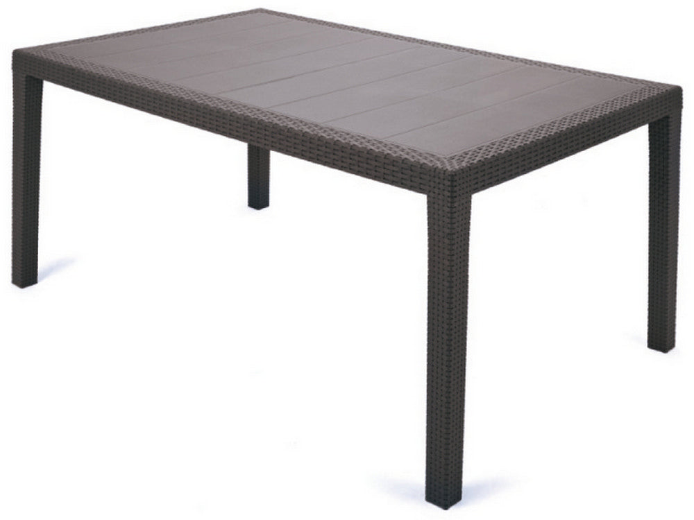 tavolo prince cm. 150x90x72 h col. testa di moro cod:ferx.vit35562