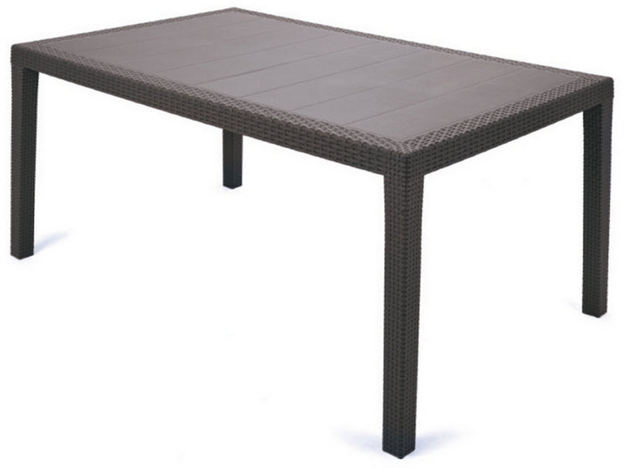 tavolo prince cm. 150x90x72 h col. testa di moro cod:ferx.vit35562