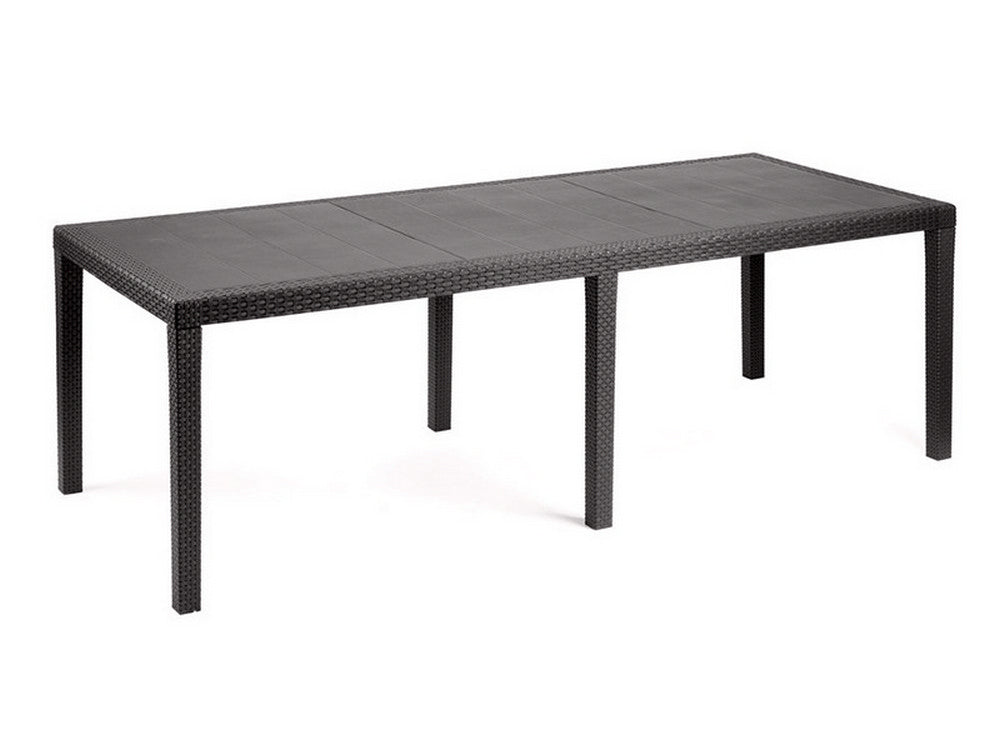 tavolo queen cm. 150¸220x90x72 h col. testa di moro cod:ferx.vit39188