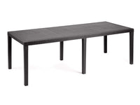 tavolo queen cm. 150¸220x90x72 h col. testa di moro cod:ferx.vit39188