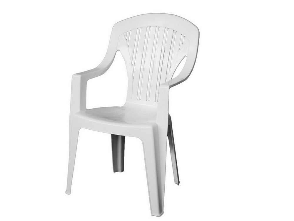 sedia tropea cm. 56x58x90 h col. bianco cod:ferx.vit37046