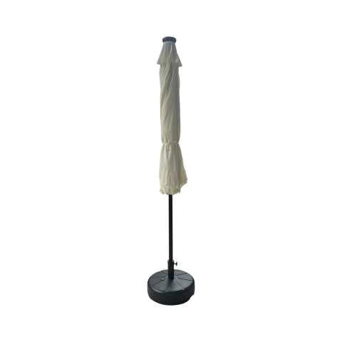 Ombrellone da Giardino Ø3xh2,4 m in Alluminio Benjamin Crema
