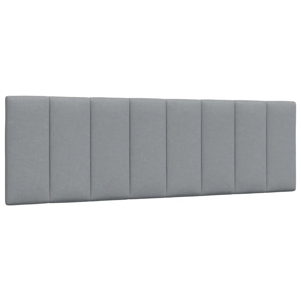 vidaXL Letto con Materasso Grigio Chiaro160x200 cm Tessuto