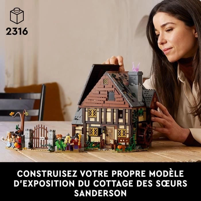 LEGO Ideas Hocus Pocus Disney: La villa delle sorelle Sanderson 21341 - Set da costruzione - Un regalo di Halloween per adulti