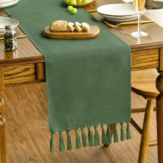 Decorazione per Tavola da Cucina, Stile Rurale, Decorazione da Festeggiare, 33x143 cm
