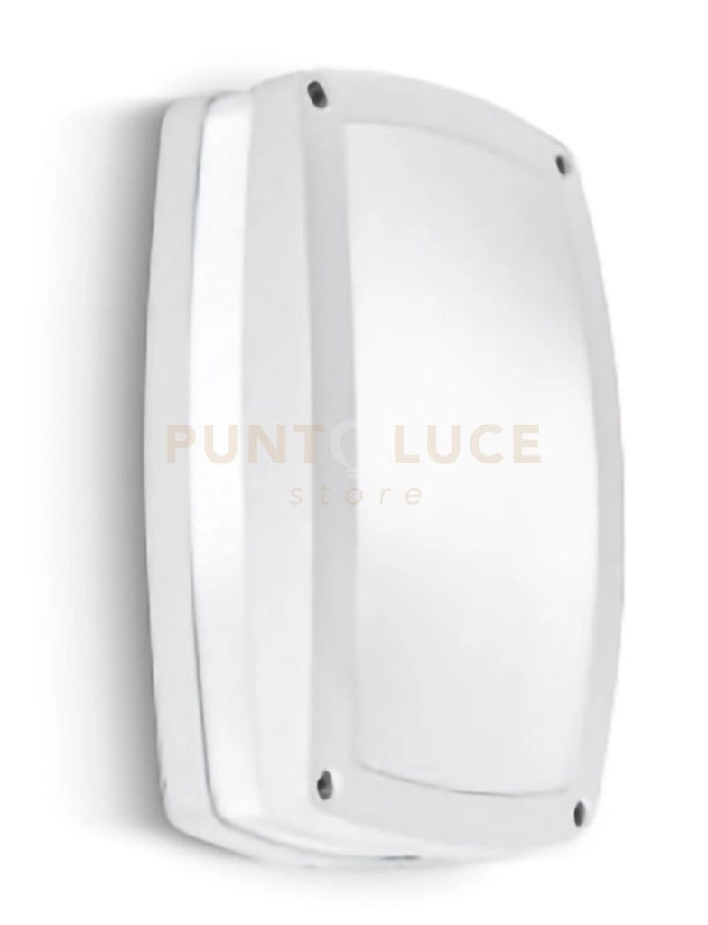 GES303- PLAFONIERA 29CM PER ESTERNO IP54 2 LUCI ATTACCO E27 COLORE BIANCO