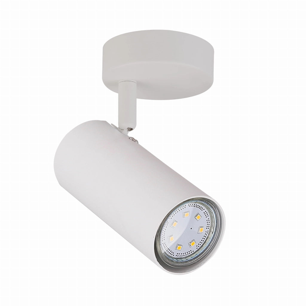 Applique Candellux Colly bianco acciaio 1xGU10 91-01603