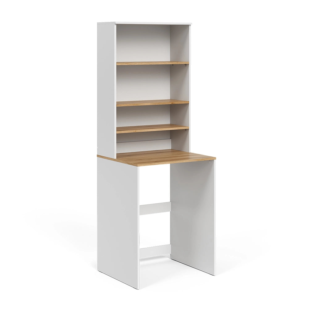 Vicco Mobile lavatrice Bianco/Artisan 66 x 88.2 cm 2 parti con ripiano
