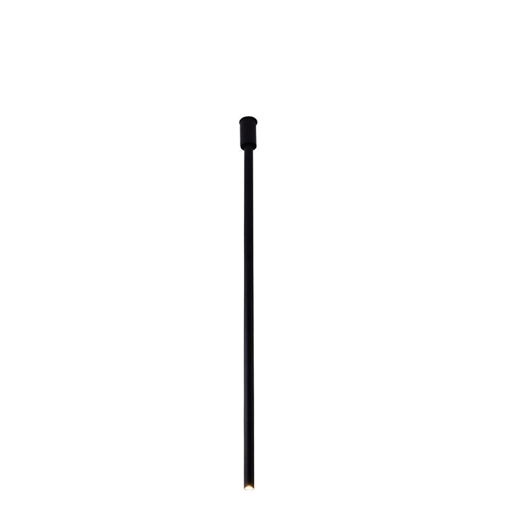 Faretto soffitto nero rotondo tubo 90cm G9 ALHA9152 Dohar