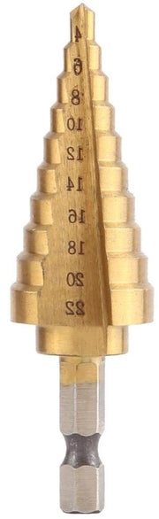 Verbo per Acciaio e Materie Plastiche con Diamanti a Titanio 4-22mm