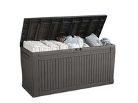 baule porta attrezzi da giardino comfy cm. 116,7x44,7x57 h col. grafite cod:ferx.vit48430