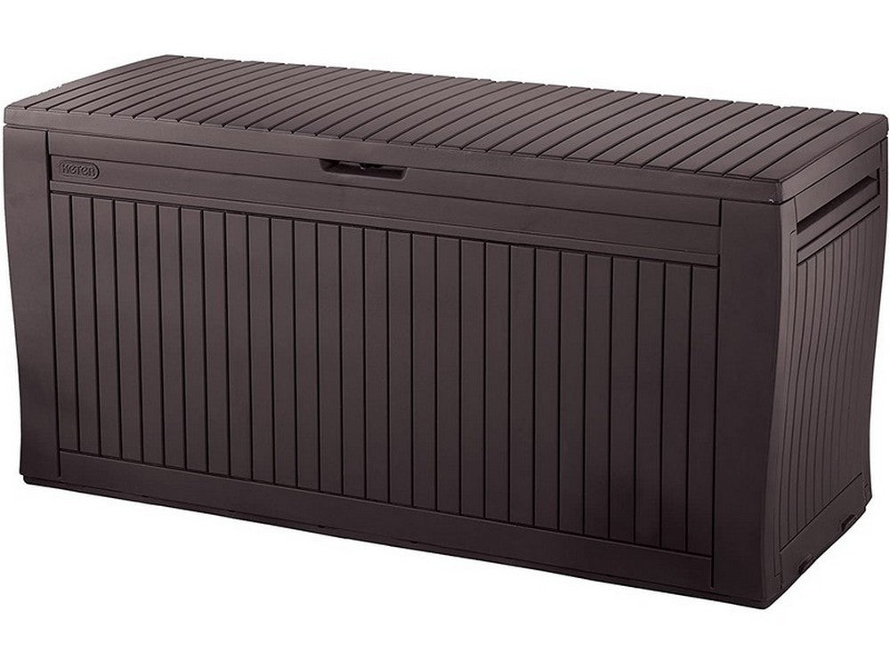 baule porta attrezzi da giardino comfy cm. 116,7x44,7x57 h col. grafite cod:ferx.vit48430