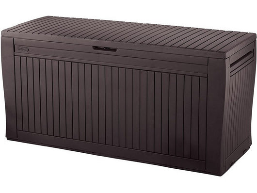 baule porta attrezzi da giardino comfy cm. 116,7x44,7x57 h col. grafite cod:ferx.vit48430