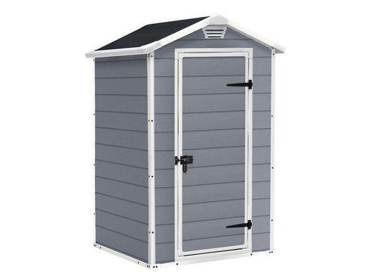 casetta da giardino manor 4x3 cm. 129x103x196 h col. grigio cod:ferx.vit50683