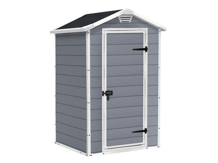 casetta da giardino manor 4x3 cm. 129x103x196 h col. grigio cod:ferx.vit50683