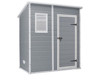 casetta da giardino manor 6x4 cm. 183,5x111x200,5 h col. grigio cod:ferx.vit50684